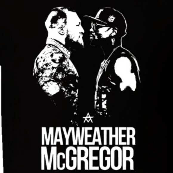 Floyd Mayweather Vs Conor McGregor Boxing Fight Card Poster Retro Sports Fan 05 - Picture 2 of 5